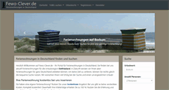 Desktop Screenshot of fewo-clever.de